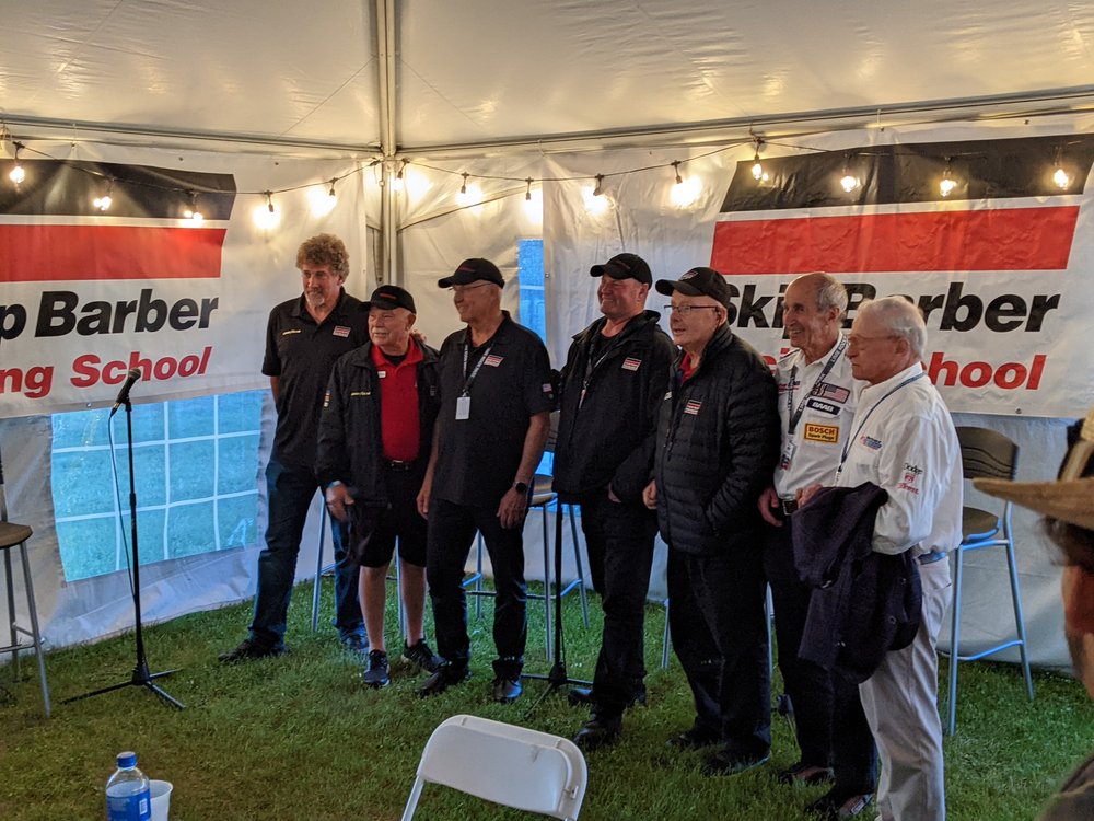  legends and Skip Barber himself on far right 
