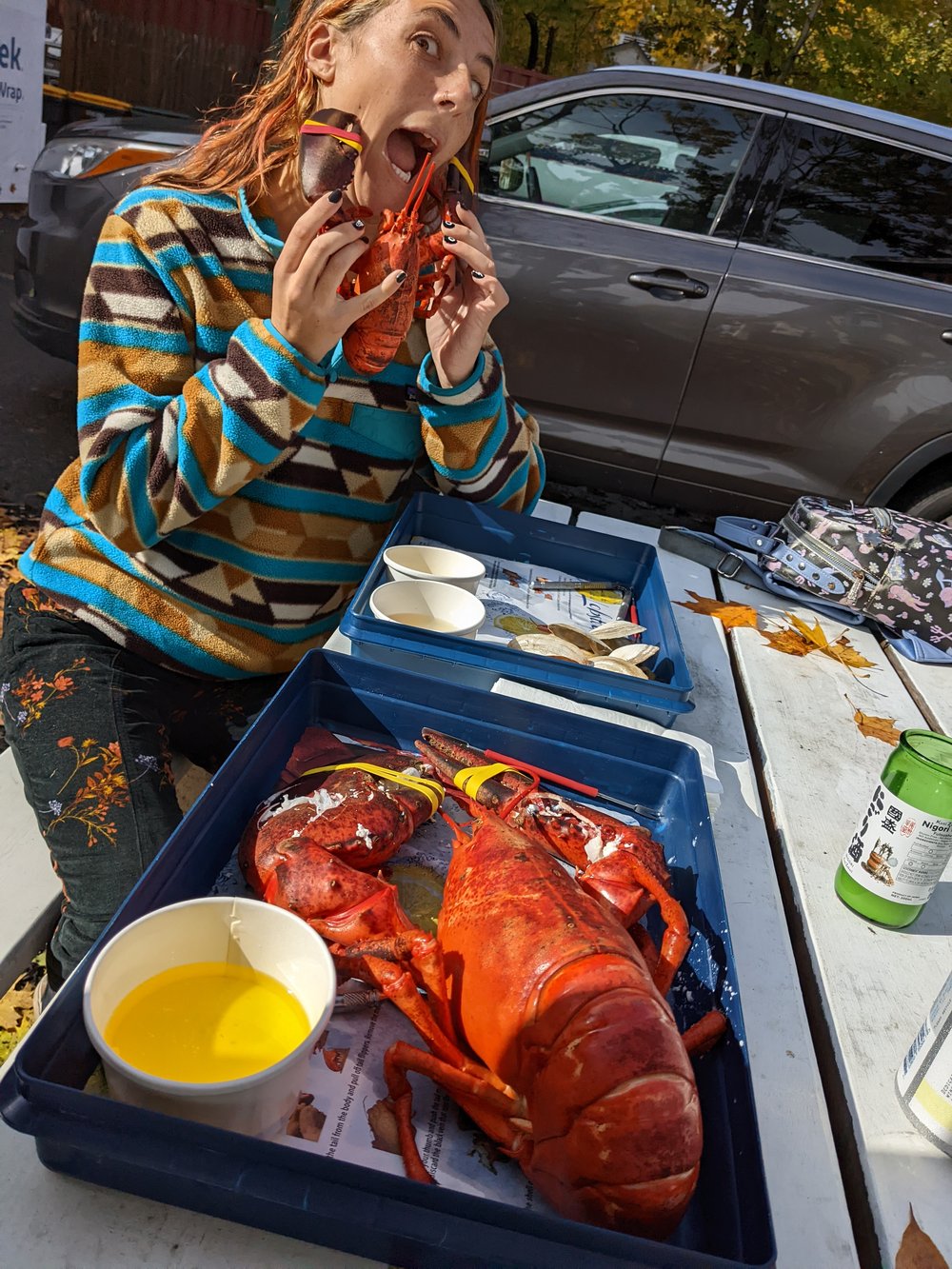  4lb lobster in Maine 