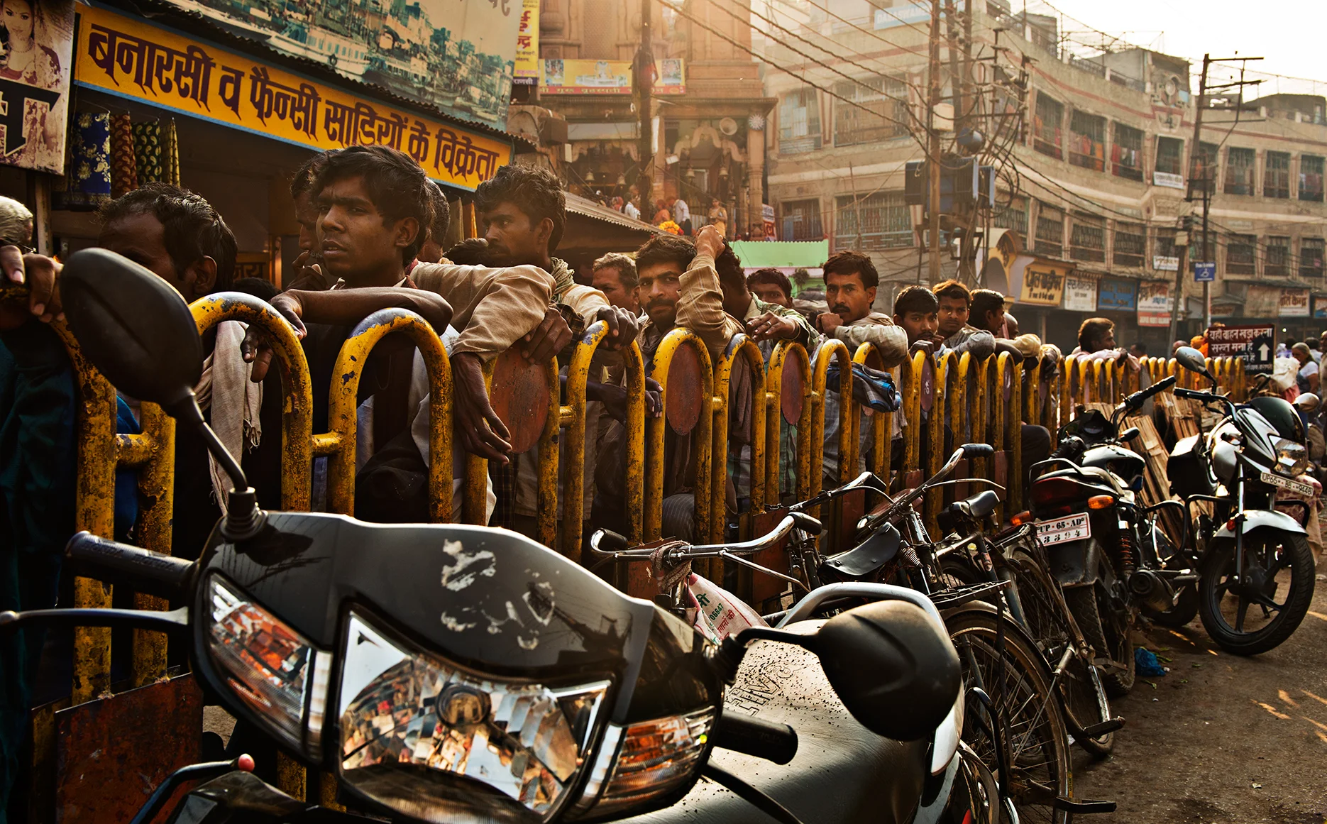 men and motorcycles, Varanasi.jpg