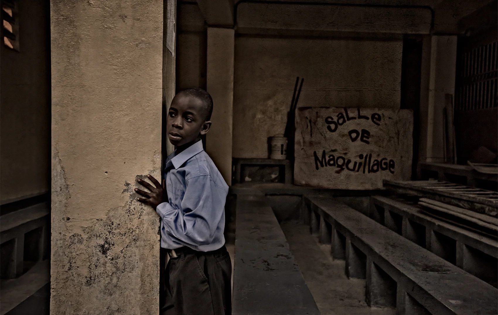 Orphan school boy, Haiti
