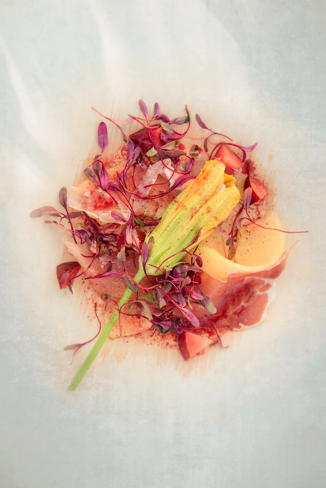 Salad with prosciutto, Eastern Shore, Virginia