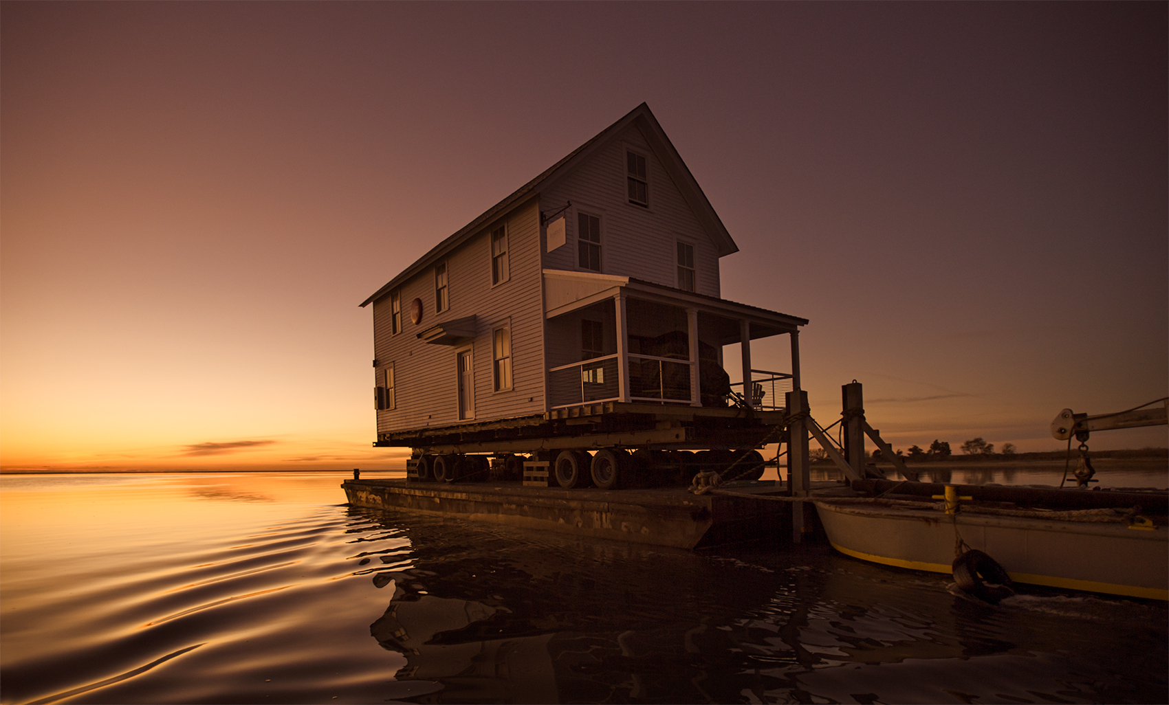 House move, Eastern Shore, Virginia