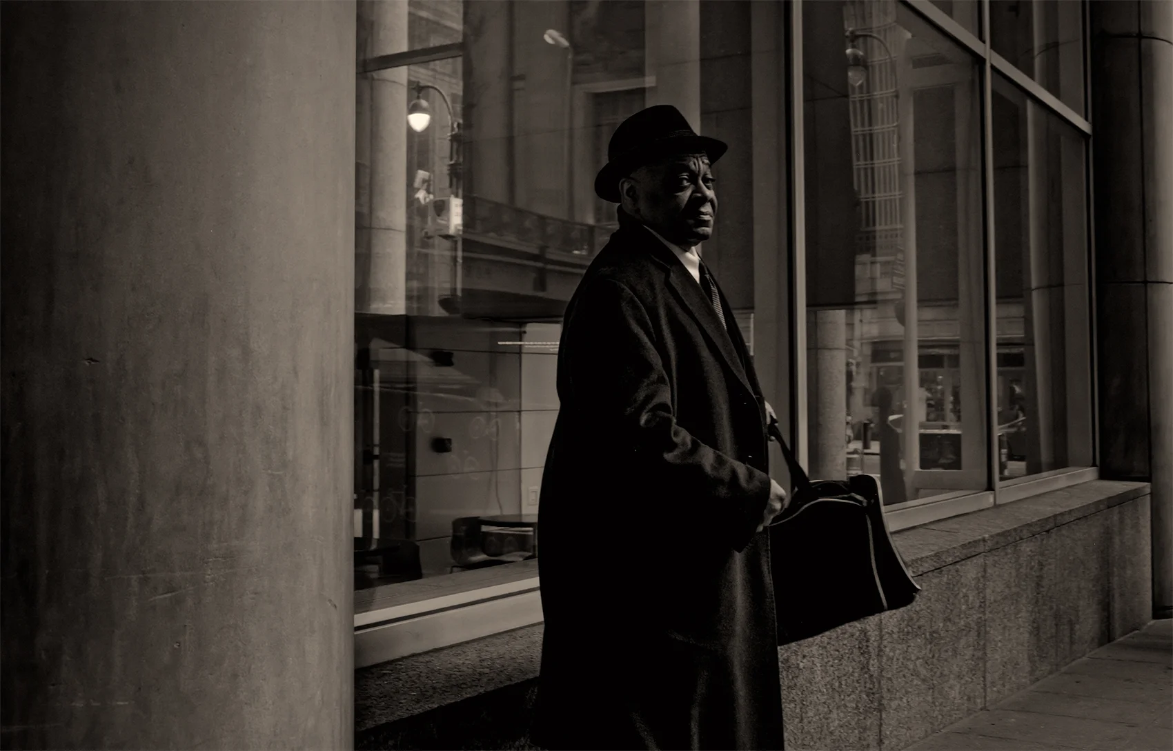 To work, near Grand Central Station, New York City