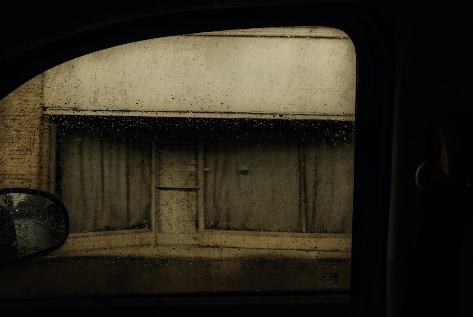 Storefront and Rain, near Rich Square, NC