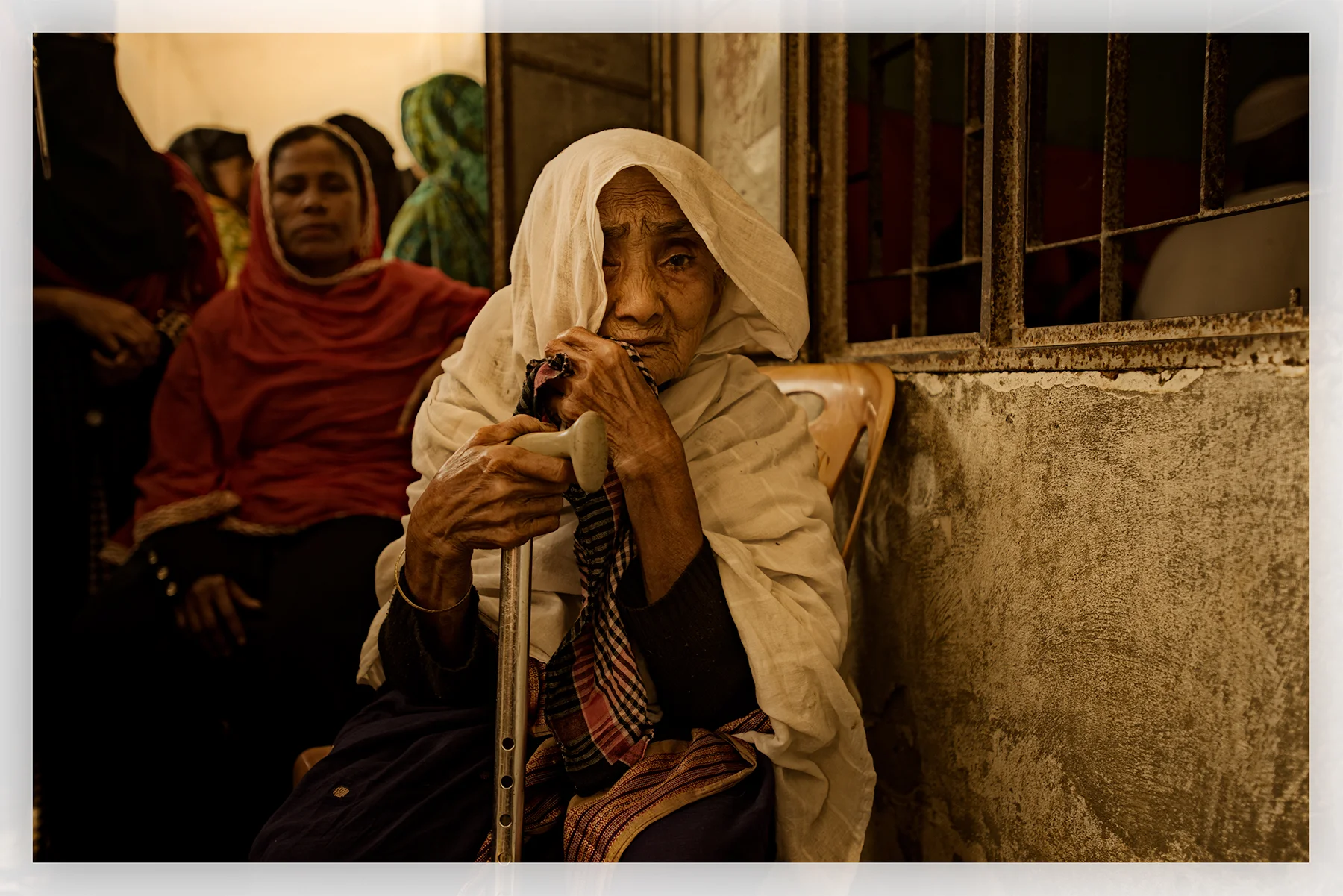 Woman with cataracts, Bangladesh