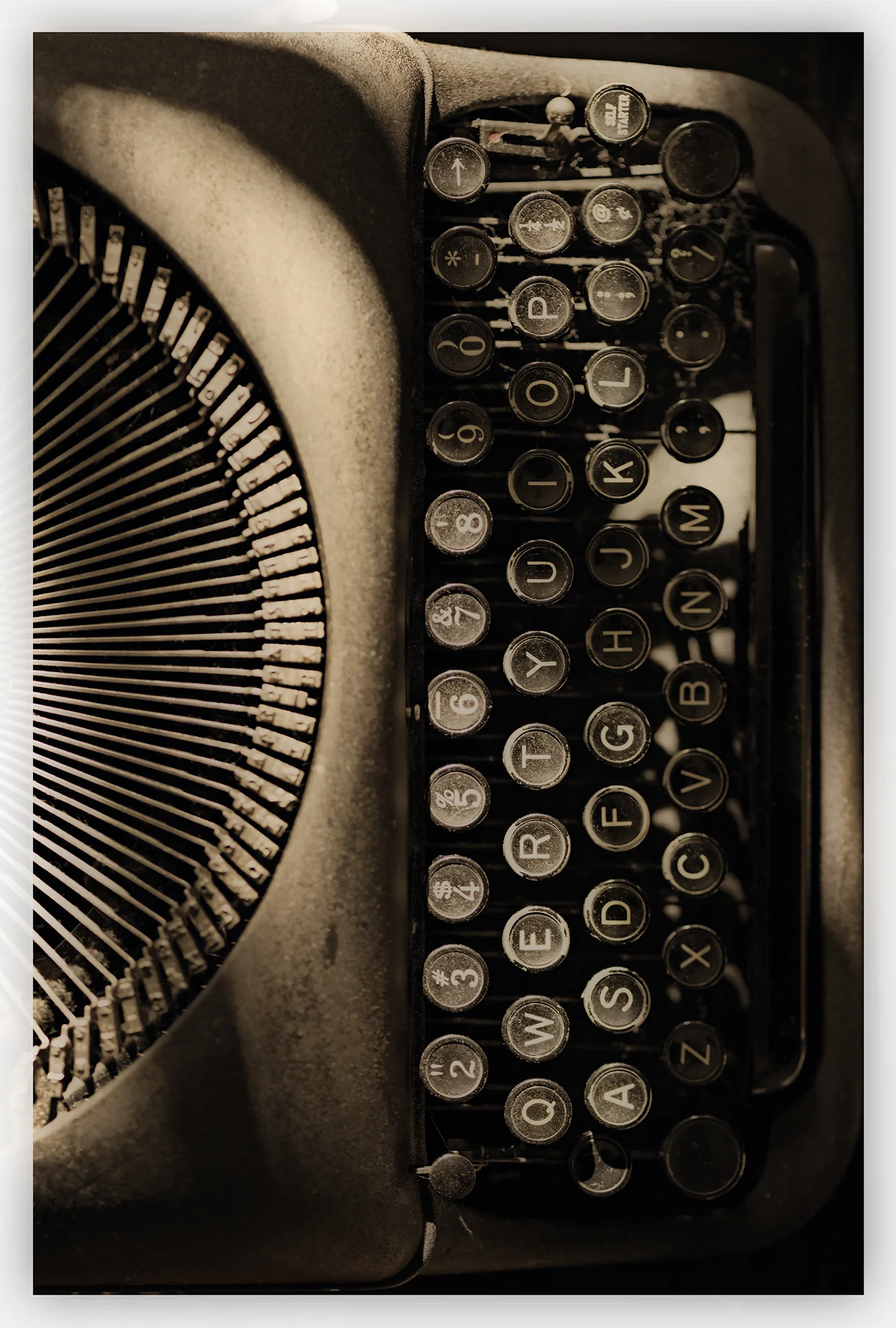 Fred's typewriter.