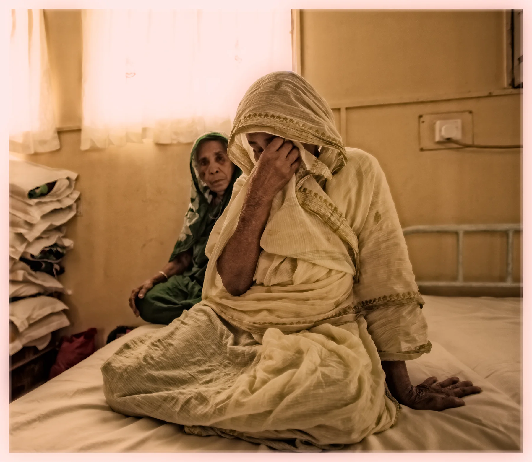 Blind woman, near Barisal, Bangladesh