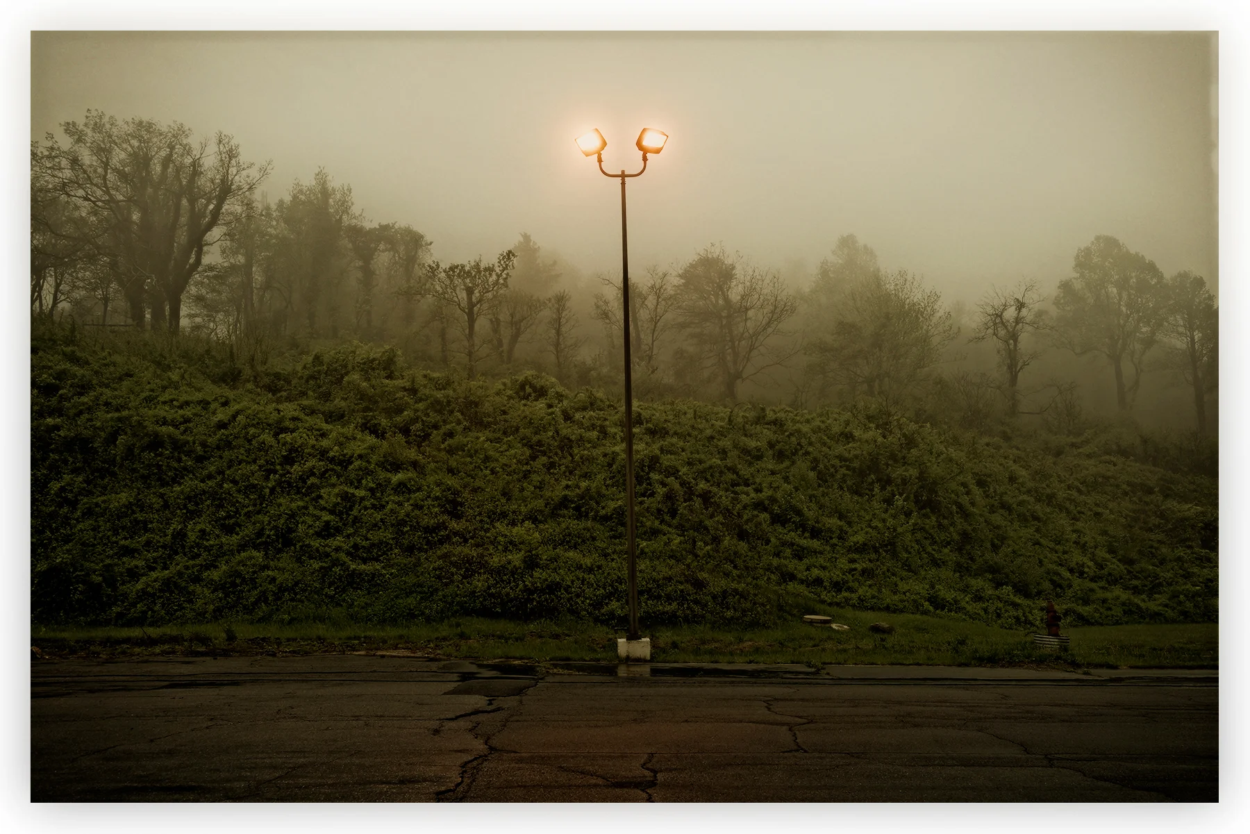 Parking lot. Afton Motor Inn, Afton, Va.