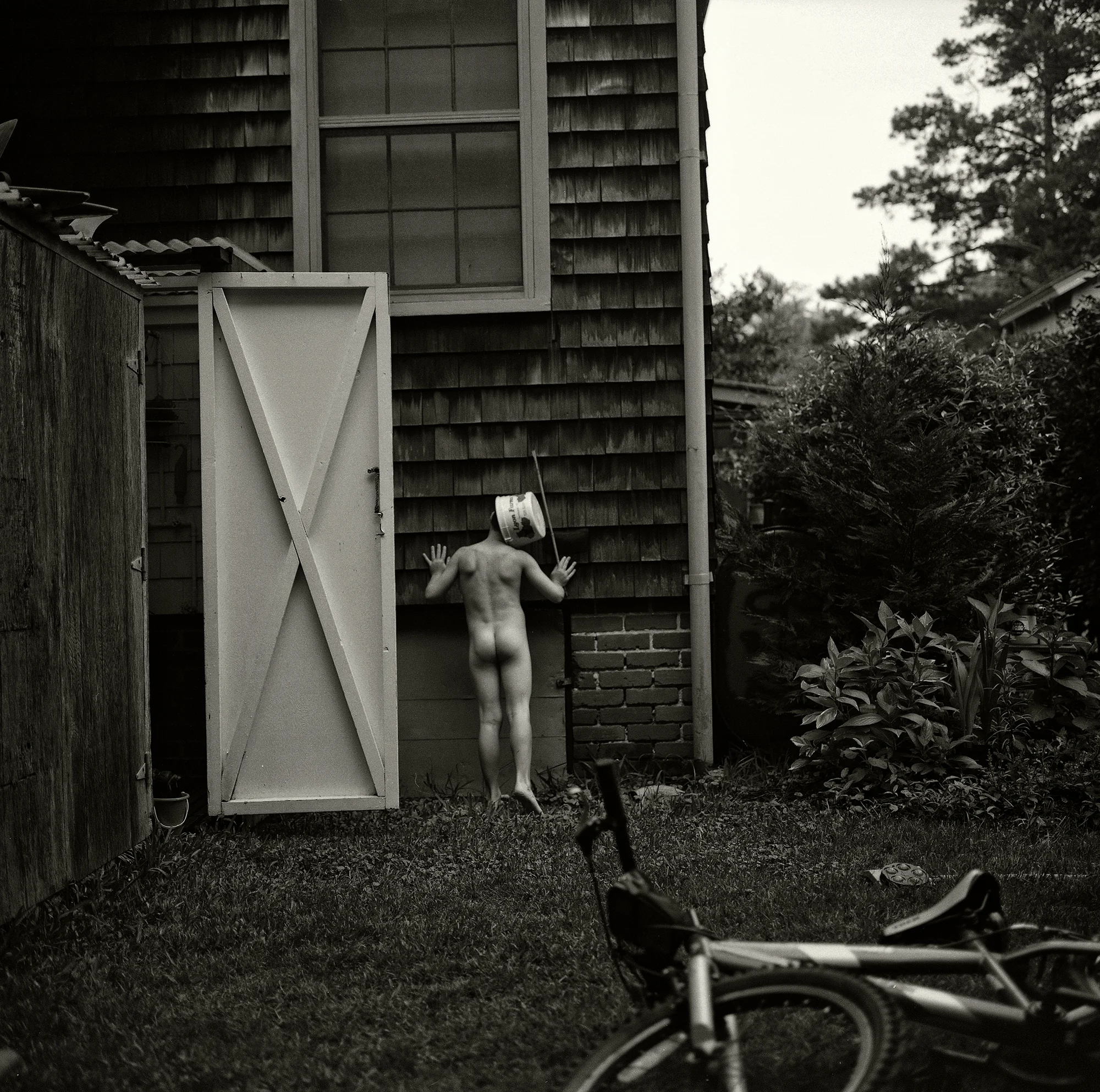 Buckethead: the danger of being the son of a photographer is the real chance you’ll be photographed incessantly and often surreptitiously. Such was Walker’s fate. Here in the late 1990s.
