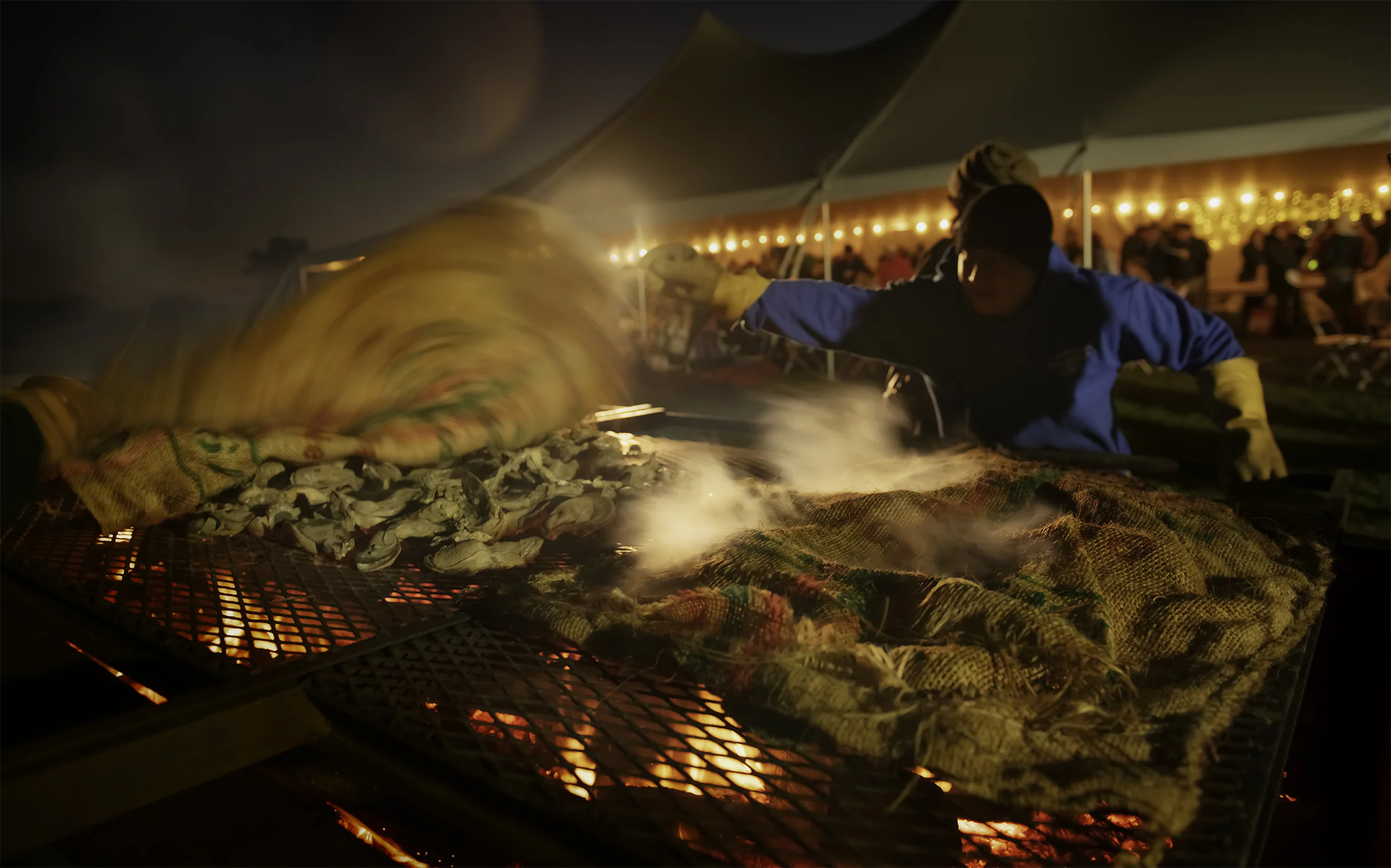 Oyster roast, Chatham Vineyards on the Eastern Shore, November 10.