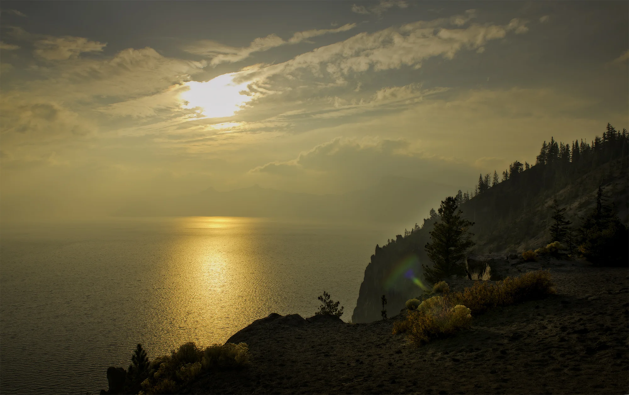 Crater Lake, Oregon on September 29th.