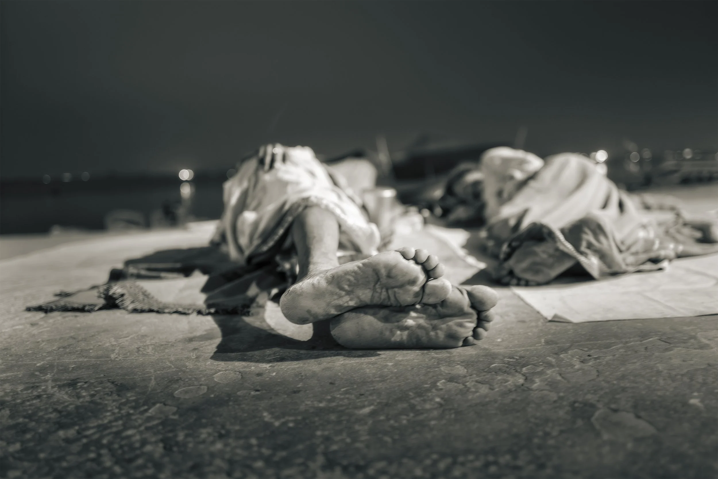 Sleeping, Varanasi