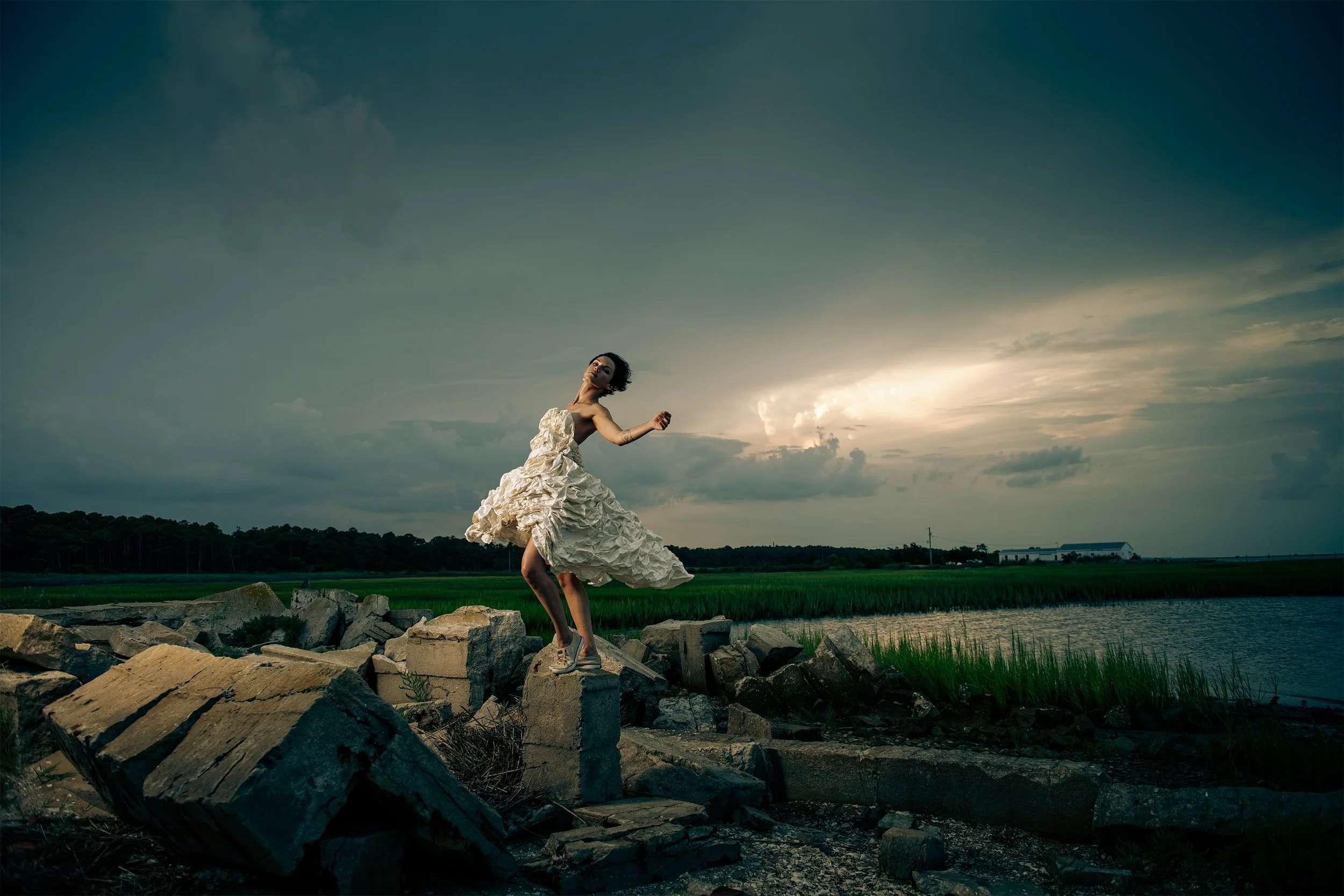 Emeline Rochefeuille on the Eastern Shore