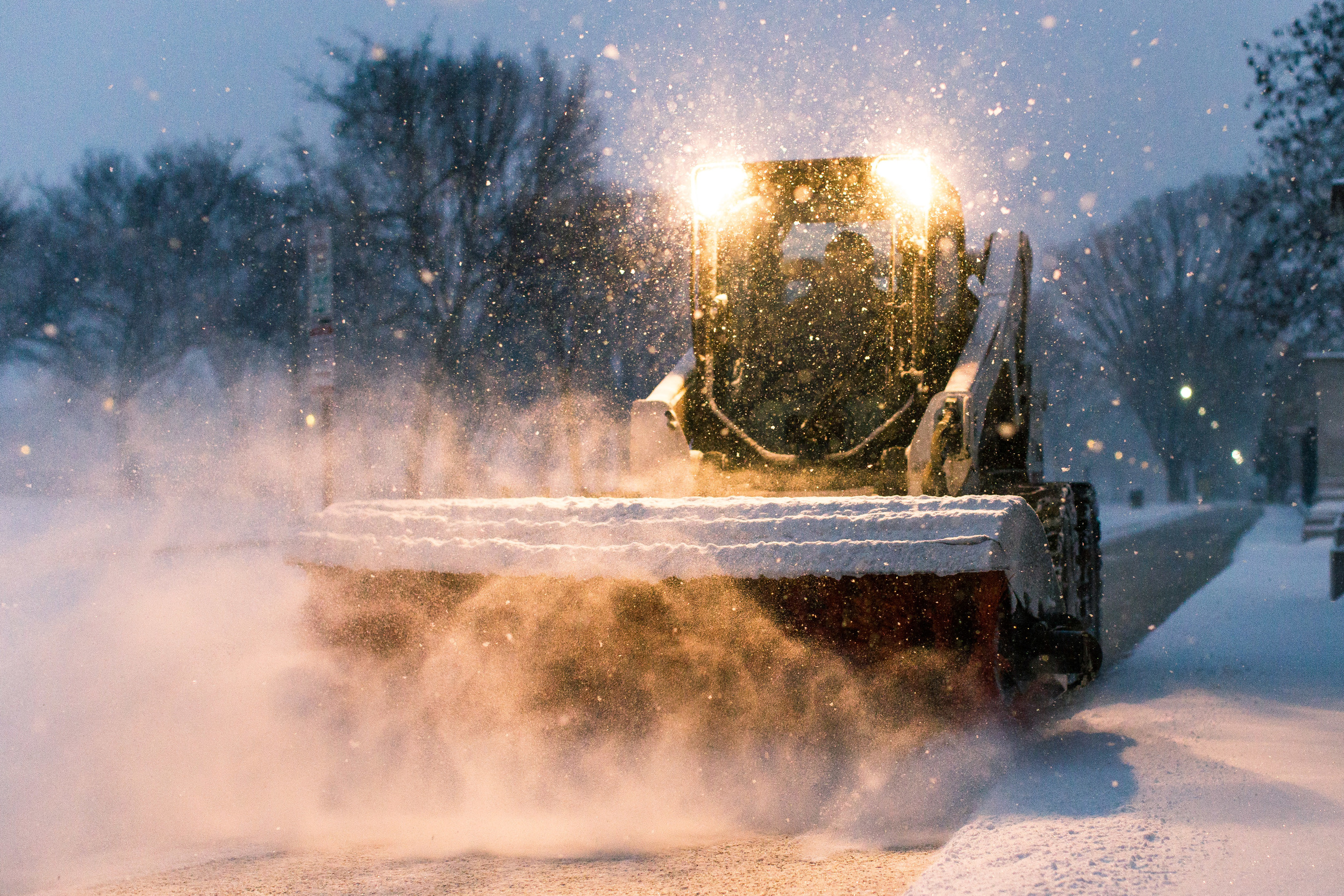  Got within a few feet of these wonderful machine as it brushed the sidewalks clean on the National Mall.&nbsp; 