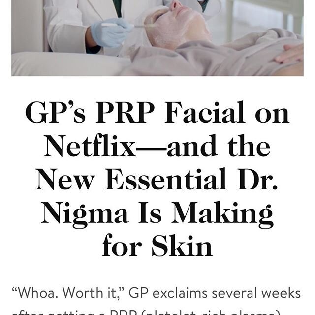 Come and get your Gwyneth Paltrow approved PRP Facial 😂
I am obsessed with this treatment as it really is the most natural way you can actually induce all the good glowy skin building blocks, all with your bodies own wisdom.
I am at the clinic Wedne