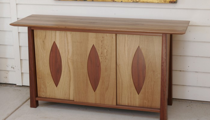 Silver Top Ash and Red Gum Sideboard.