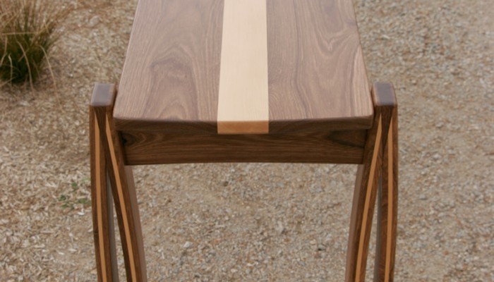 Black Bean and Celery Top Pine Hall Table.