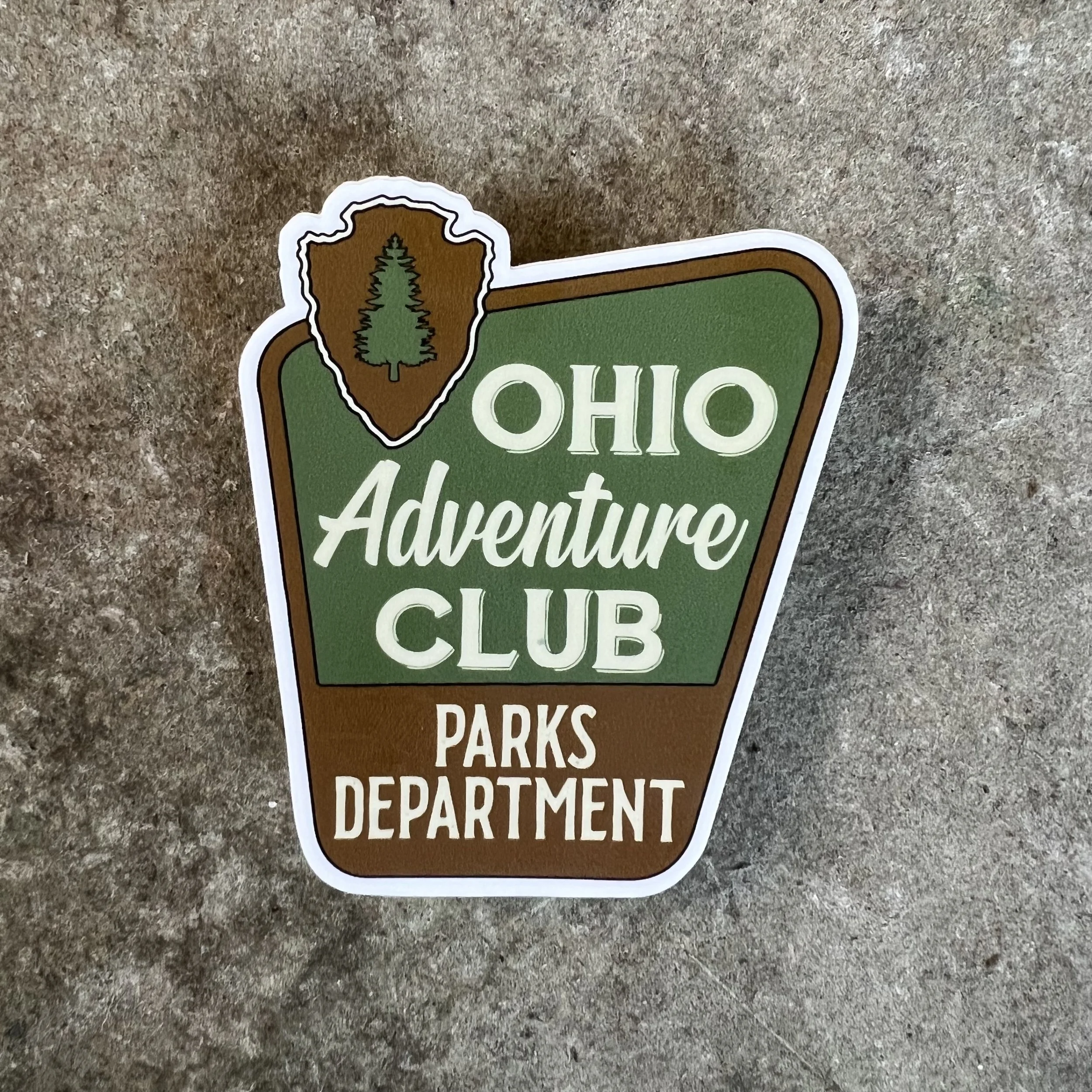 OAC PARKS DEPT STICKER