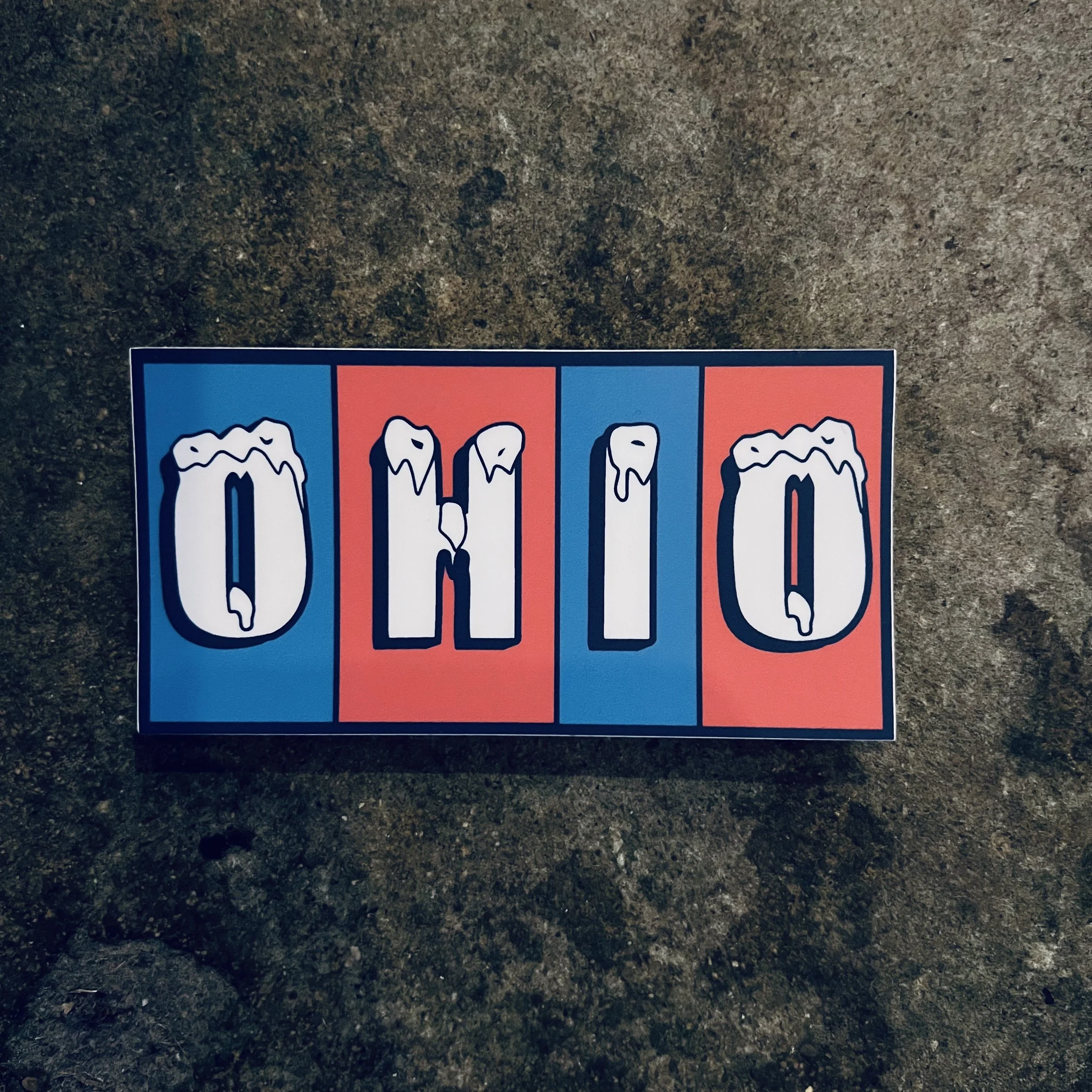 ICEE OHIO STICKER