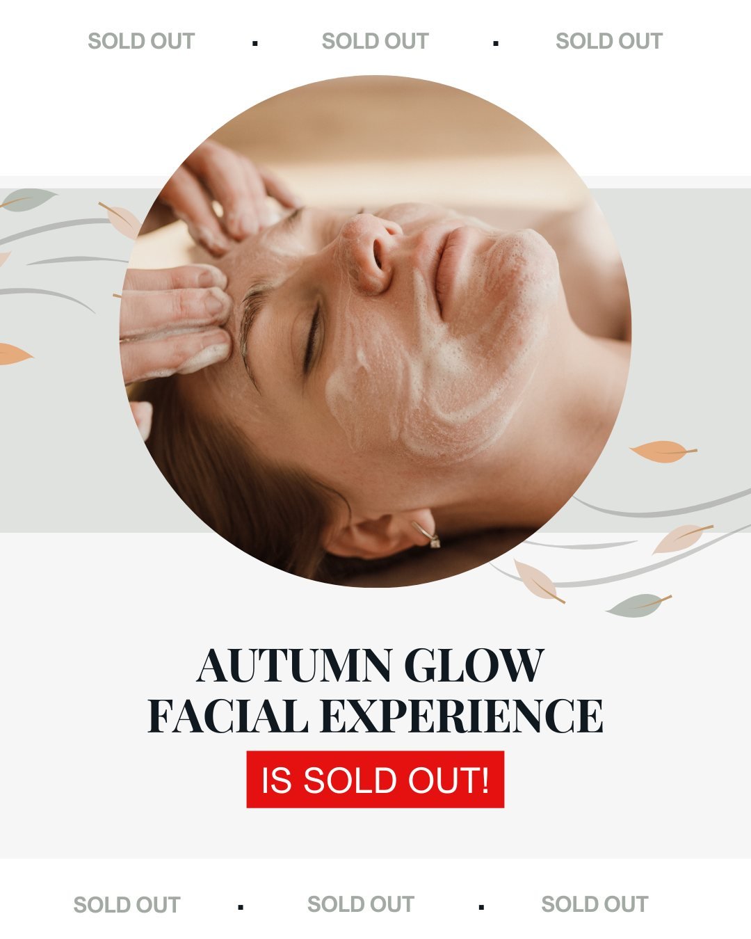 The Autumn Glow Facial is officially SOLD OUT
Thank you to everyone who booked in for our limited-edition facial experience. We&rsquo;re so excited to help you reset, recharge and glow this season!

Missed out? Explore our full range of skin treatmen