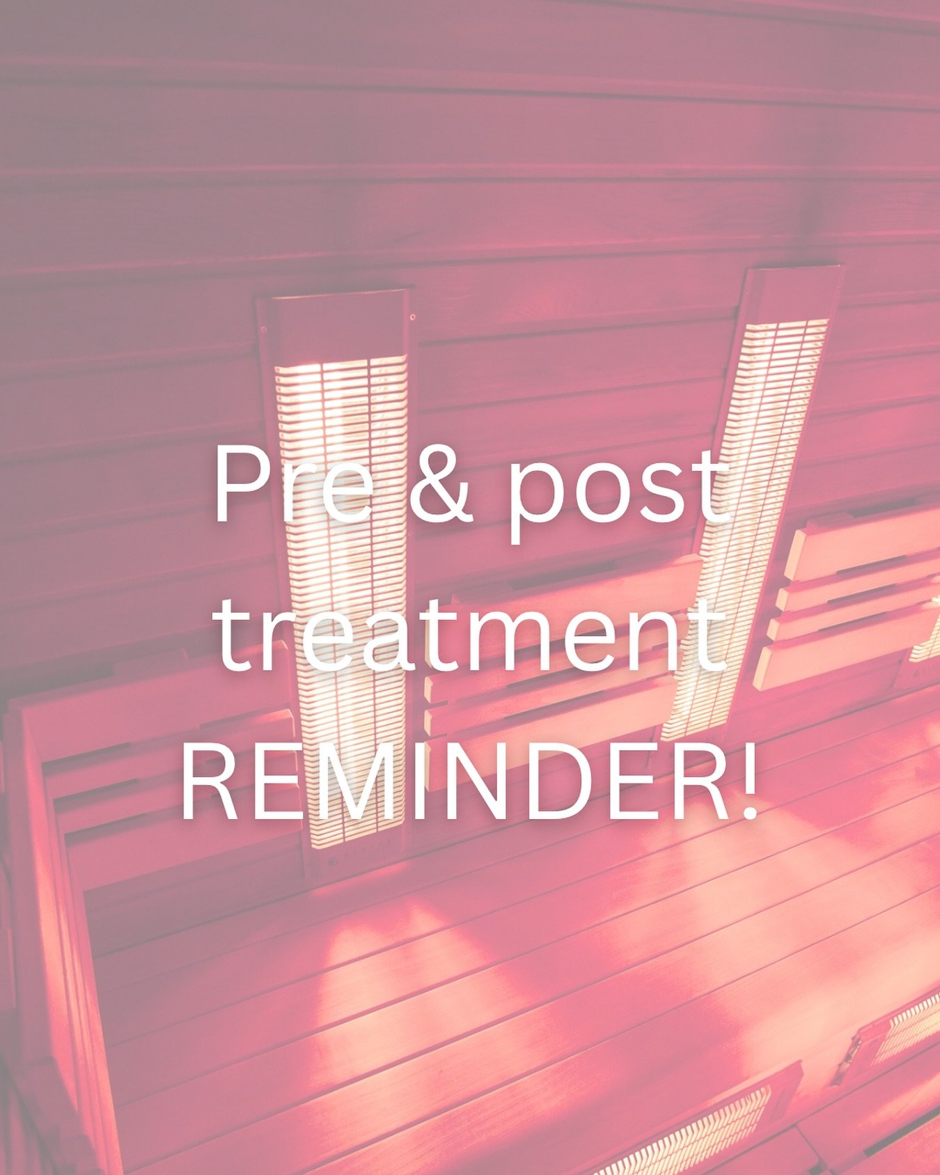🧖&zwj;♀️ Winter is here, and there&rsquo;s nothing quite like the warm, soothing embrace of an infrared sauna&hellip; but don&rsquo;t forget!

🔥 Please leave at least 48 hours pre and post any waxing or IPL treatments before using the sauna.
Why? Y