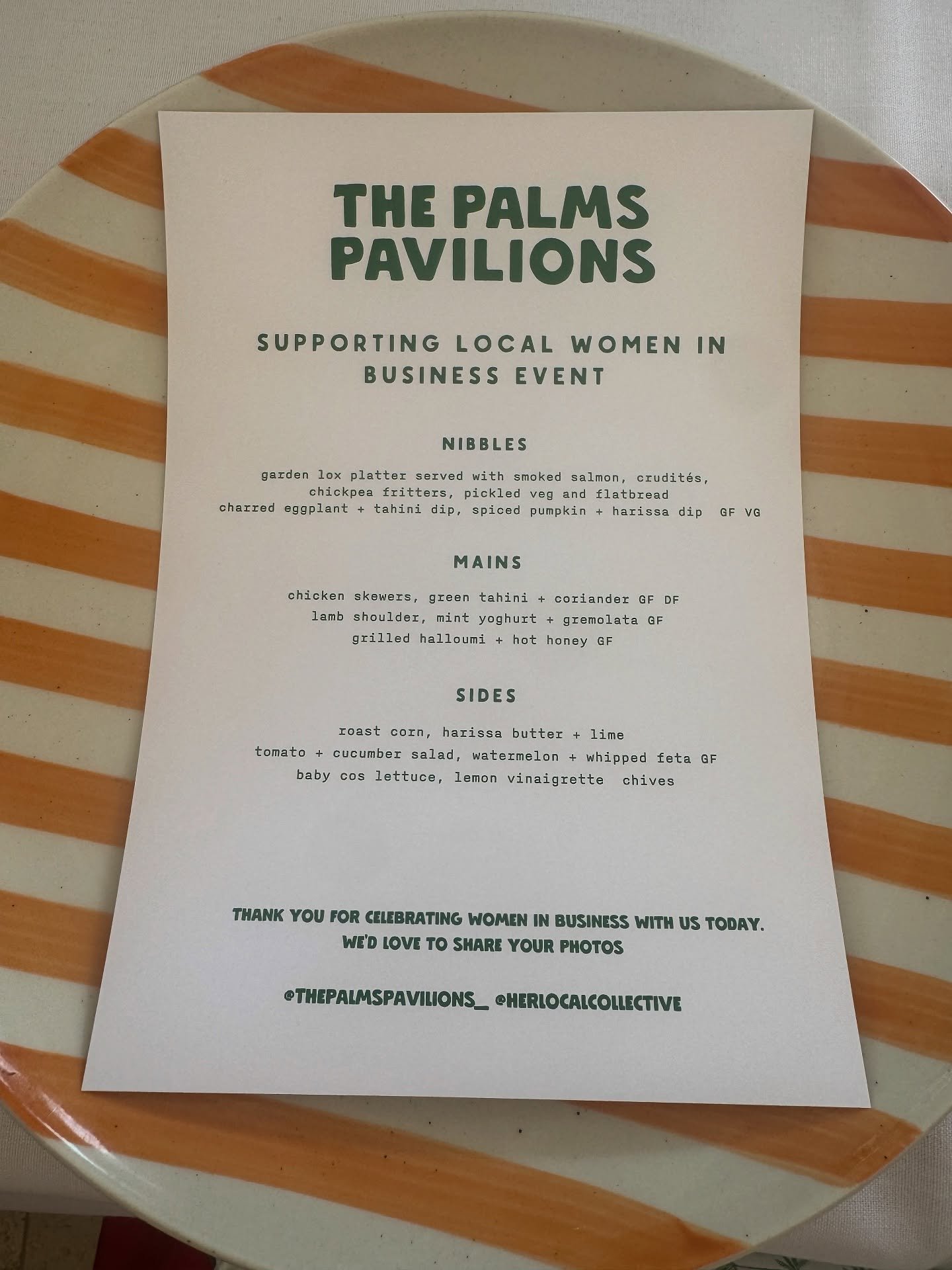Huge thank you to @herlocalcollective and @thepalmspavilions_ for the most incredible lunch. Surrounded by such an inspiring group of women in business. A big shout out to Annabelle from @queenofgodsjewellery for my stunning earrings. Definitely the 