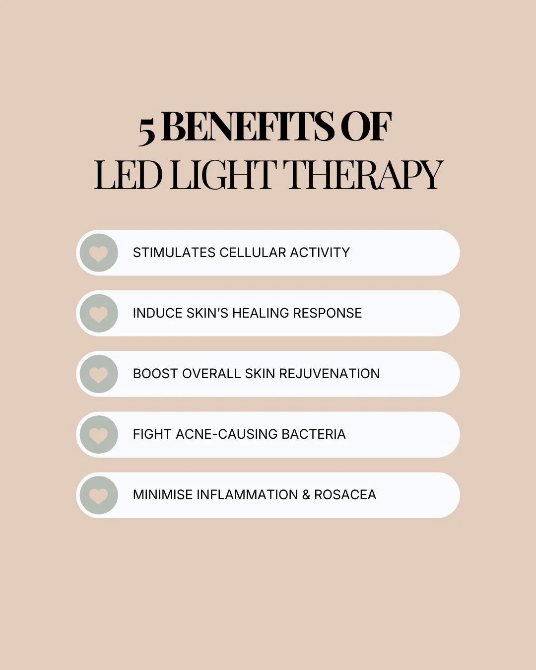 LED Light Therapy is a key part of our Facials &mdash; supporting skin healing and long-term skin health ✨ It can be a stand alone treatment or added as an enhancement onto your Summer Radiance Facial package.