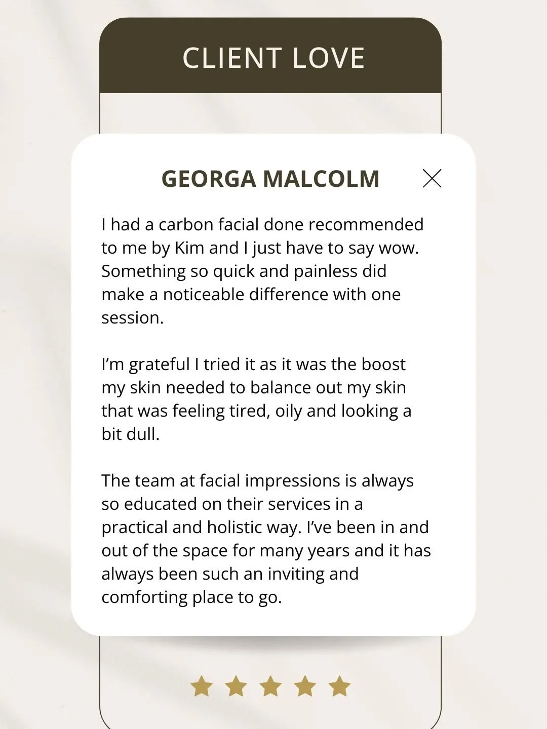 This is why we do what we do ✨

Georga experienced the difference between treating symptoms and addressing what her skin actually needed. One session. Noticeable results. A treatment plan built specifically for her skin, not a one-size-fits-all appro
