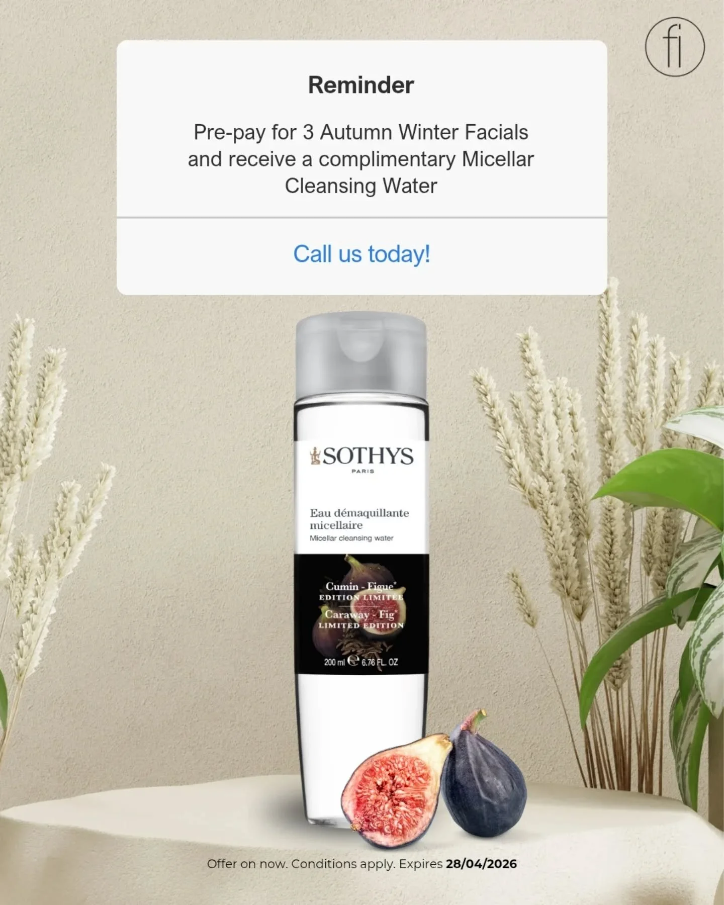 Consistency creates transformation ✨ 

One facial gives you a reset. Regular facials every 4-6 weeks maintain that clarity, prevent buildup, and create lasting results.

Pre-pay for 3 Autumn Winter Facials and receive a complimentary Micellar Cleansi