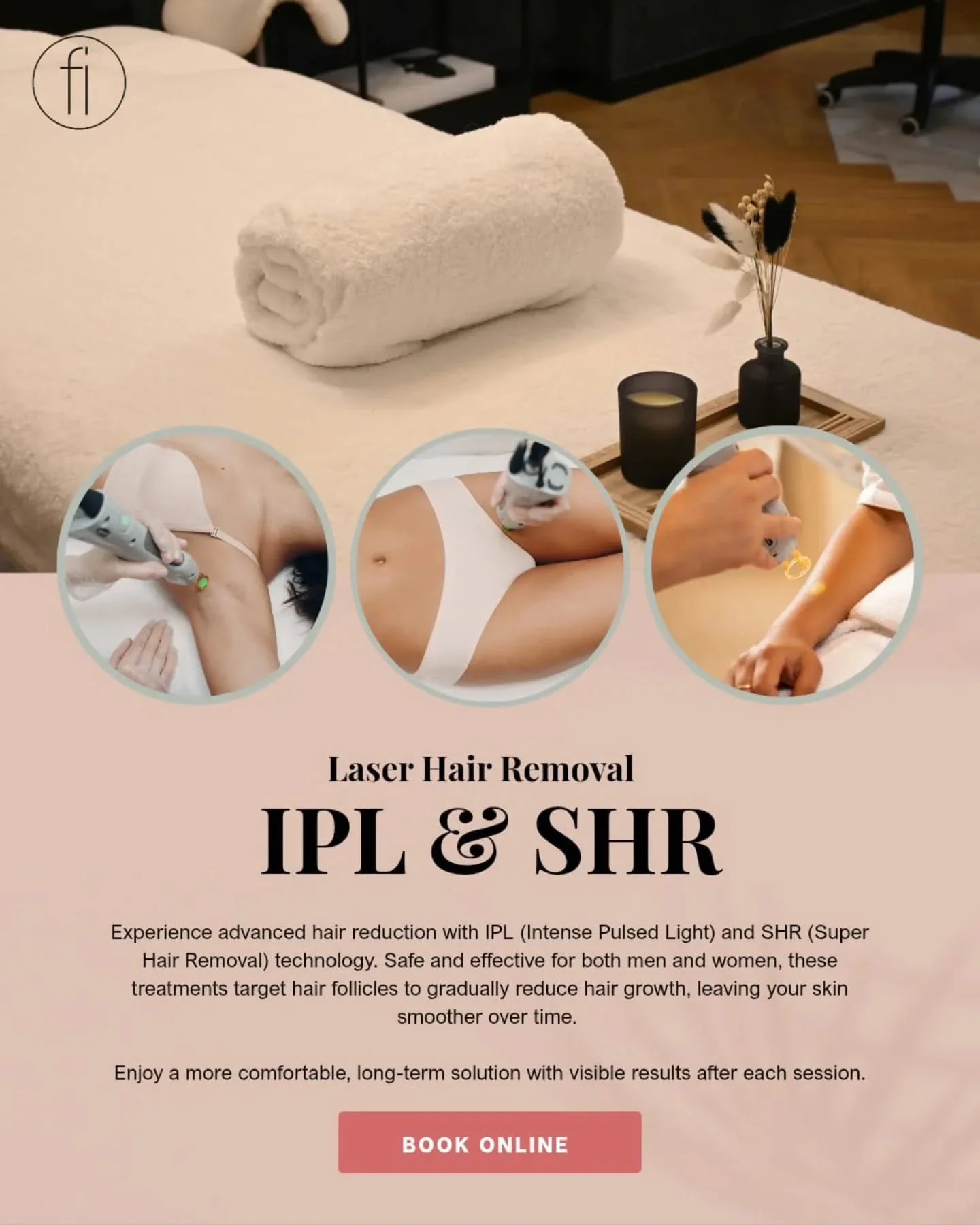 Smooth skin should not be a constant effort ✨ 

IPL and SHR laser hair removal treatments work by targeting hair follicles directly, gradually reducing growth with each session until your skin stays smoother for longer.

Both Intense Pulsed Light and
