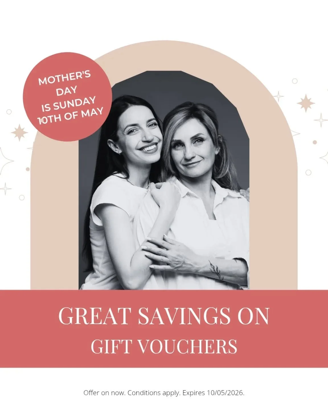 Sunday 10 May is coming fast ✨ If you still need a gift for Mum, this is your sign to make it a great one.

Facial Impressions gift vouchers are on sale now with bonus value that makes every dollar go further. Great savings, professional treatments, 