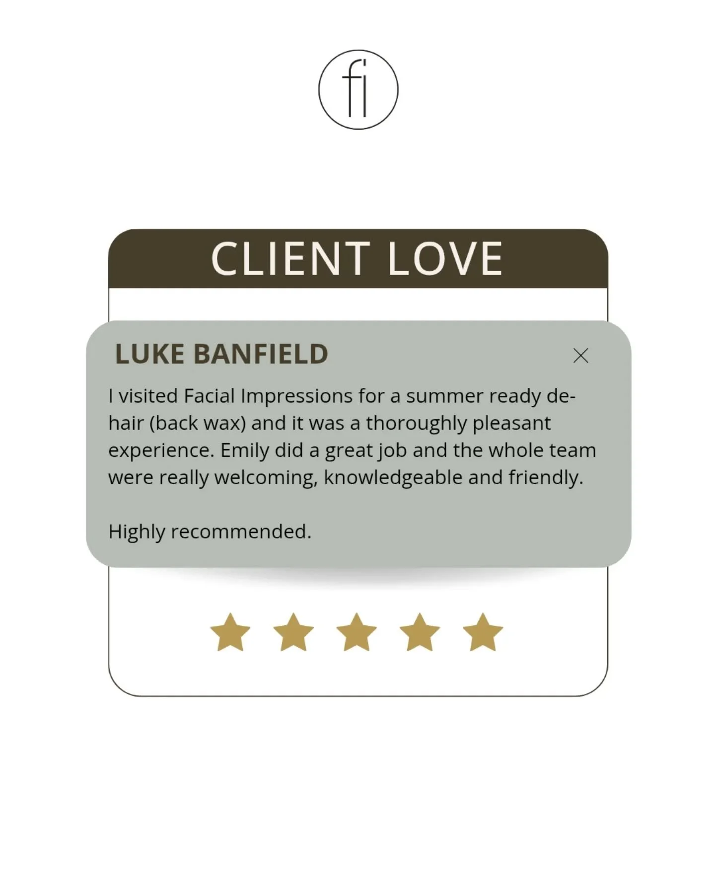 This is why we do what we do ✨ 

Luke experienced professional waxing done with skill, care, and genuine warmth. No rushed service. No discomfort beyond what's necessary. Just a thorough, pleasant experience from a team that's been doing this for ove