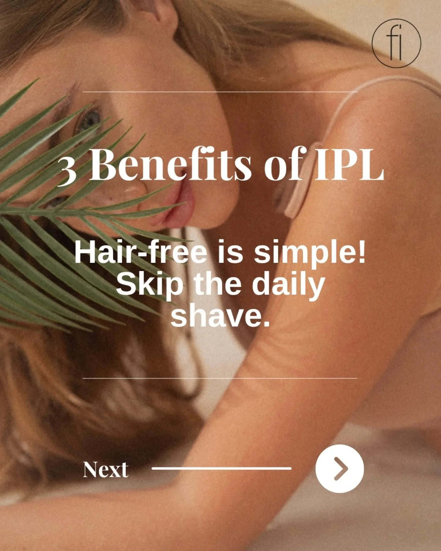 Smooth skin that lasts months, not days ✨ 

IPL hair removal targets hair at the follicle level, which means less regrowth, finer texture, and freedom from the constant shaving cycle.

Intense pulsed light is absorbed by the melanin in hair follicles