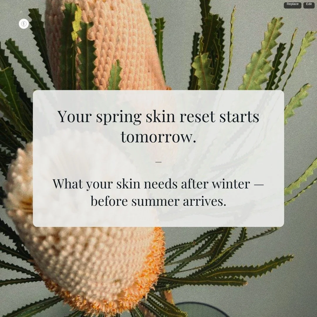 Winter takes more from your skin than most people realise. Here's what to do about it before summer arrives.

The spring reset starts tomorrow.

#springskintips #skineducation #northernbeaches #facialimpressions #avalonskin #matureskintips #sydneyski