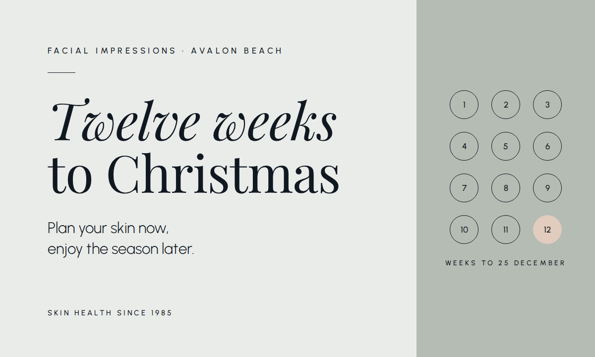When to Book Your Facials Before Christmas: A Skin Timeline