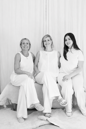 Kim, Emily and Jayda — the Facial Impressions team at our Avalon Beach skin clinic