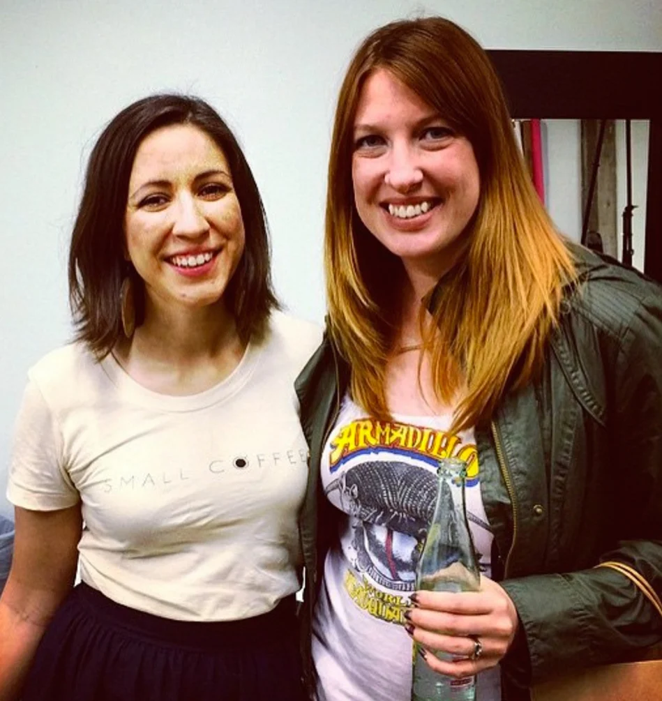 Me and Anne at my launch party in January 2015.