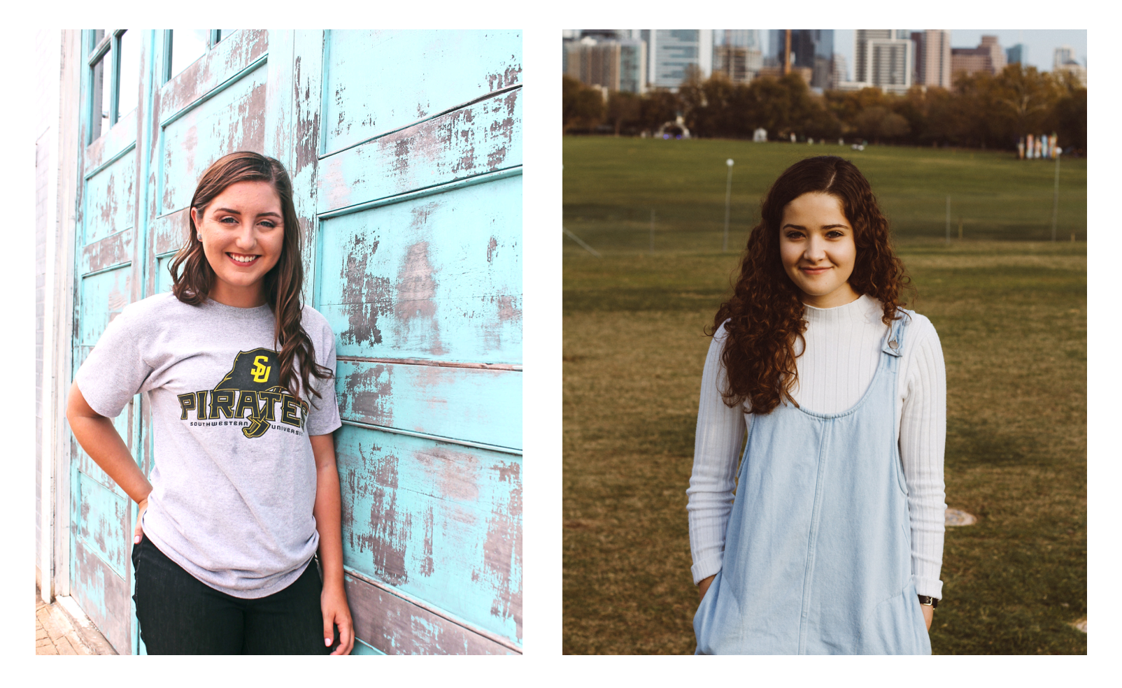Emily Moore (left) and Allison Koontz (right).