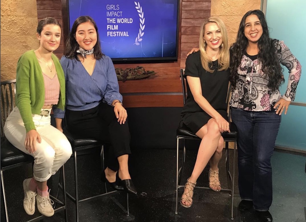 The ladies of Girls Impact the World Film Festival on We Are Austin in 2018.