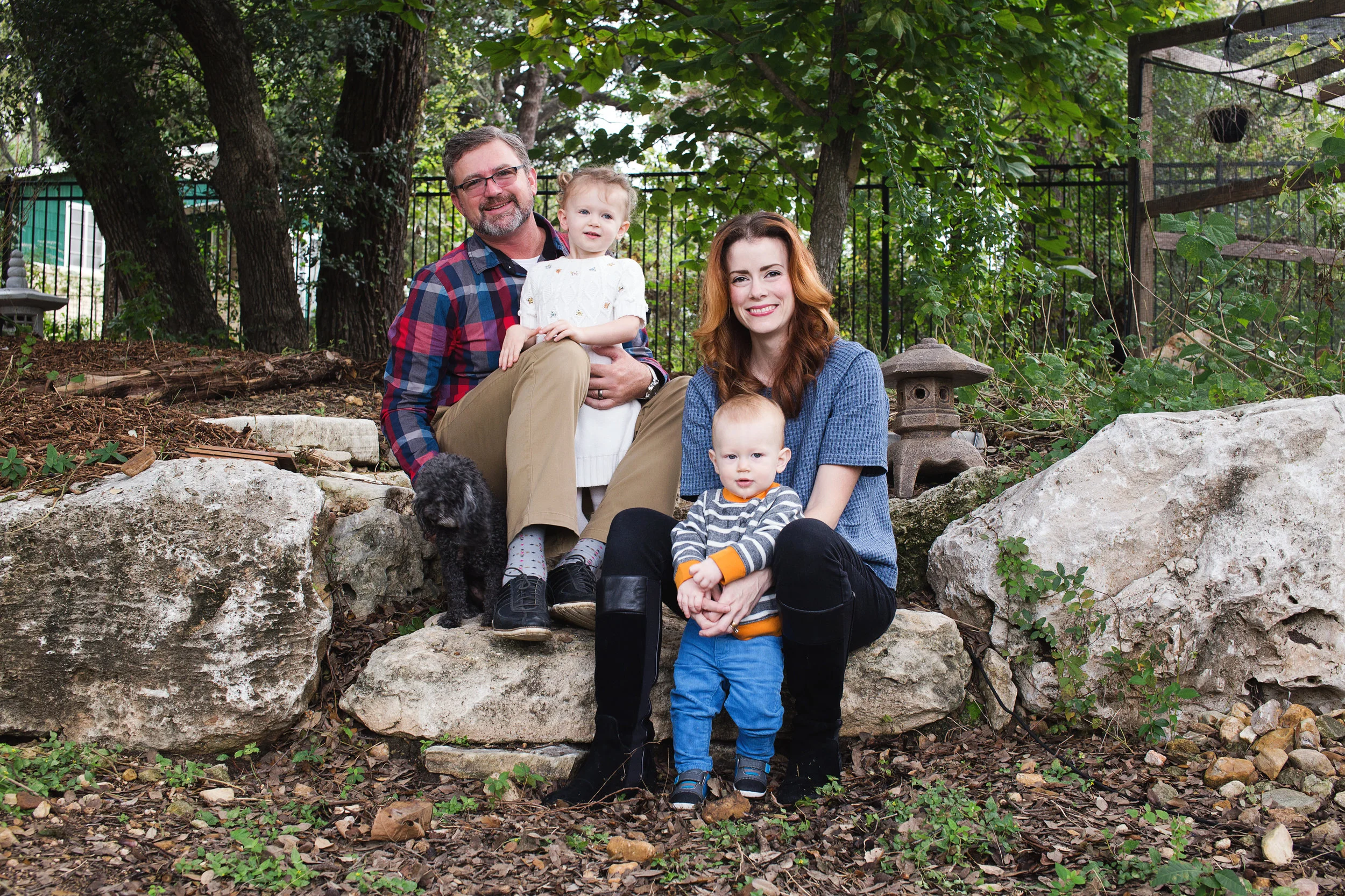 Amanda Brown and her growing family.
