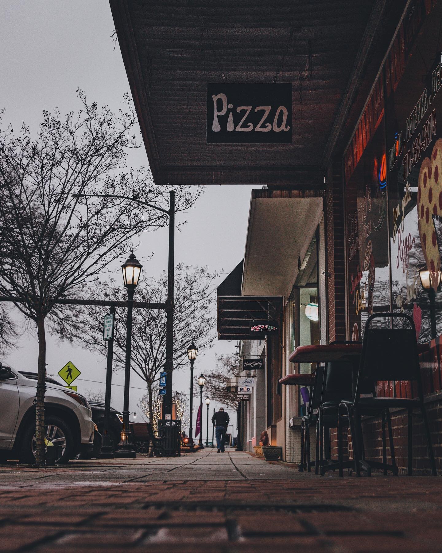 My impression of falling down, looking up, and knowing everything will be okay because pizza is only a crawl away.