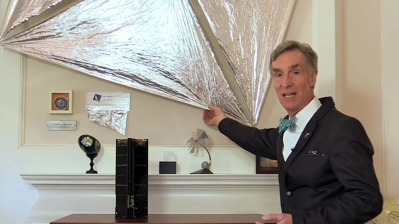 Bill Nye explains how ancient kite technology is behind the cutting edge of space exploration. 