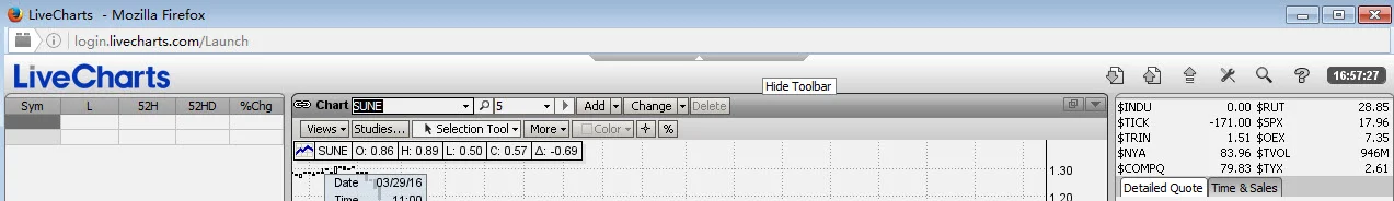 Top banner toolbar not hidden ... hover over the middle of it, the dark gray bit with the up arrow appears ... click it. 
