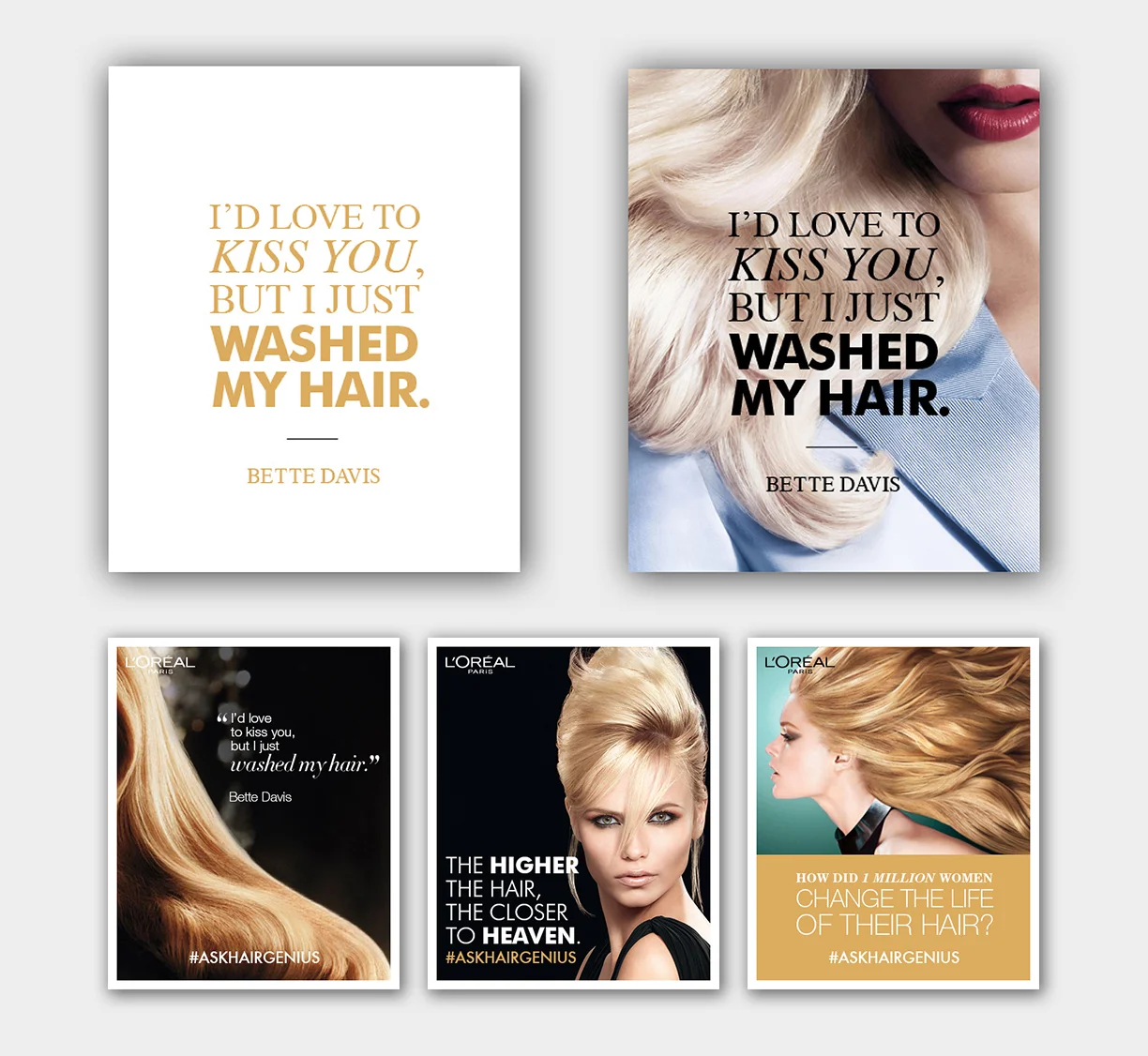  Social campaigns for L'Oréal Paris' Total Hair Care 