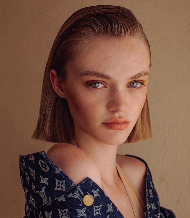 @thomkerr shoots @gray.harris from @freedommodelsla 🌞 Beauty @amberdmakeup : Hair @hairbyiggy using @love_amika #thomkerr #gosee #naturallight #louisvuitton #freshface&quot;