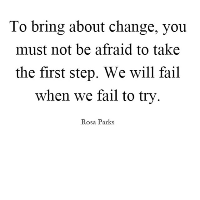 The world is built on first steps. Keep empowering and inspiring! #pinkbanoo #rosaparks #girlpower