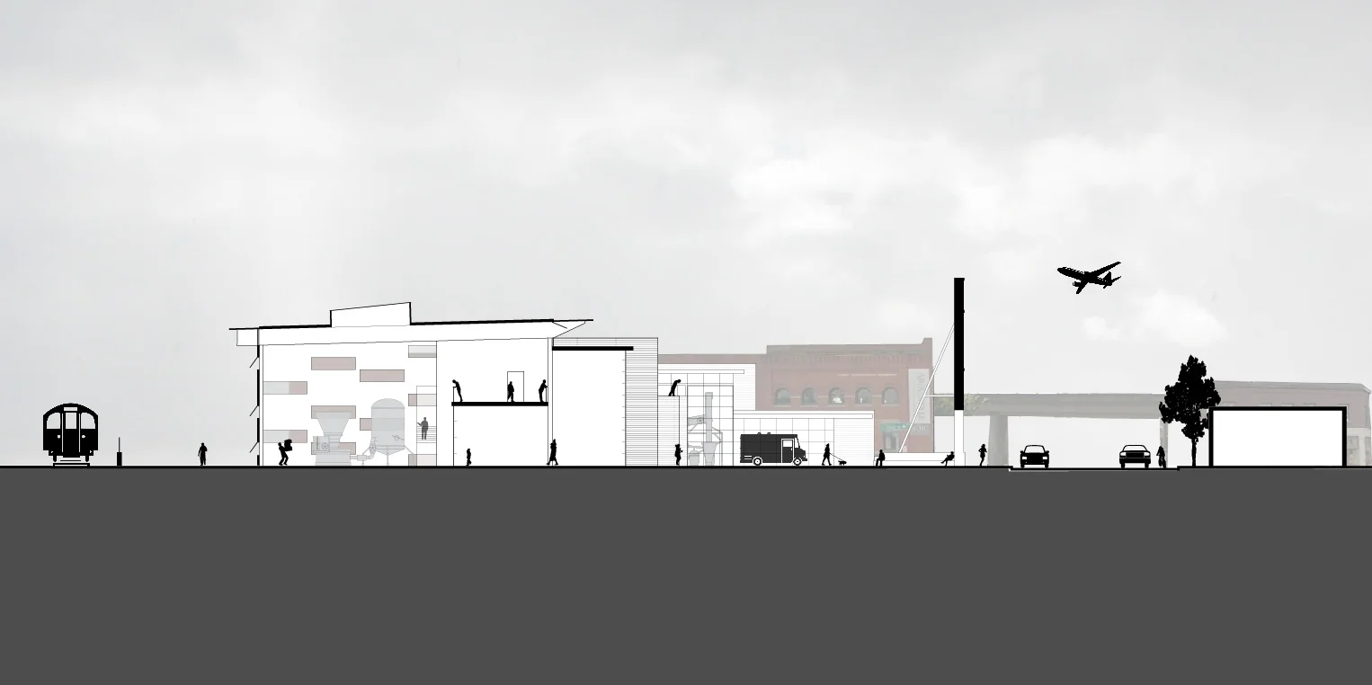 section facing southeast