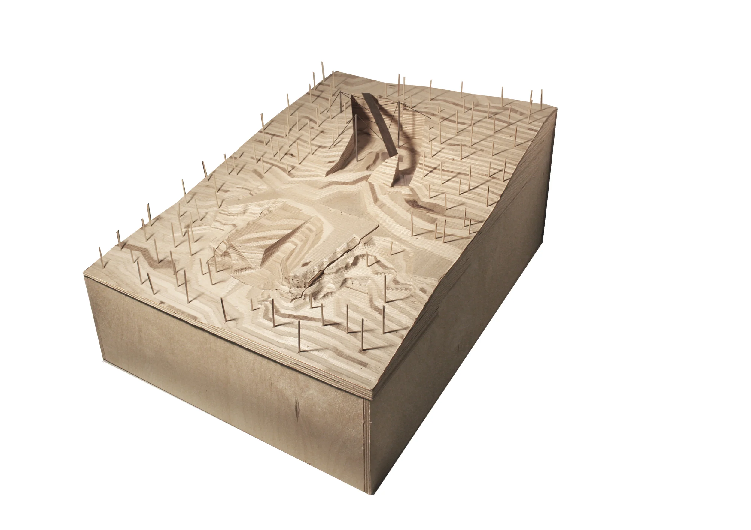 Splitting the Seam (chip) - CNC routed site model