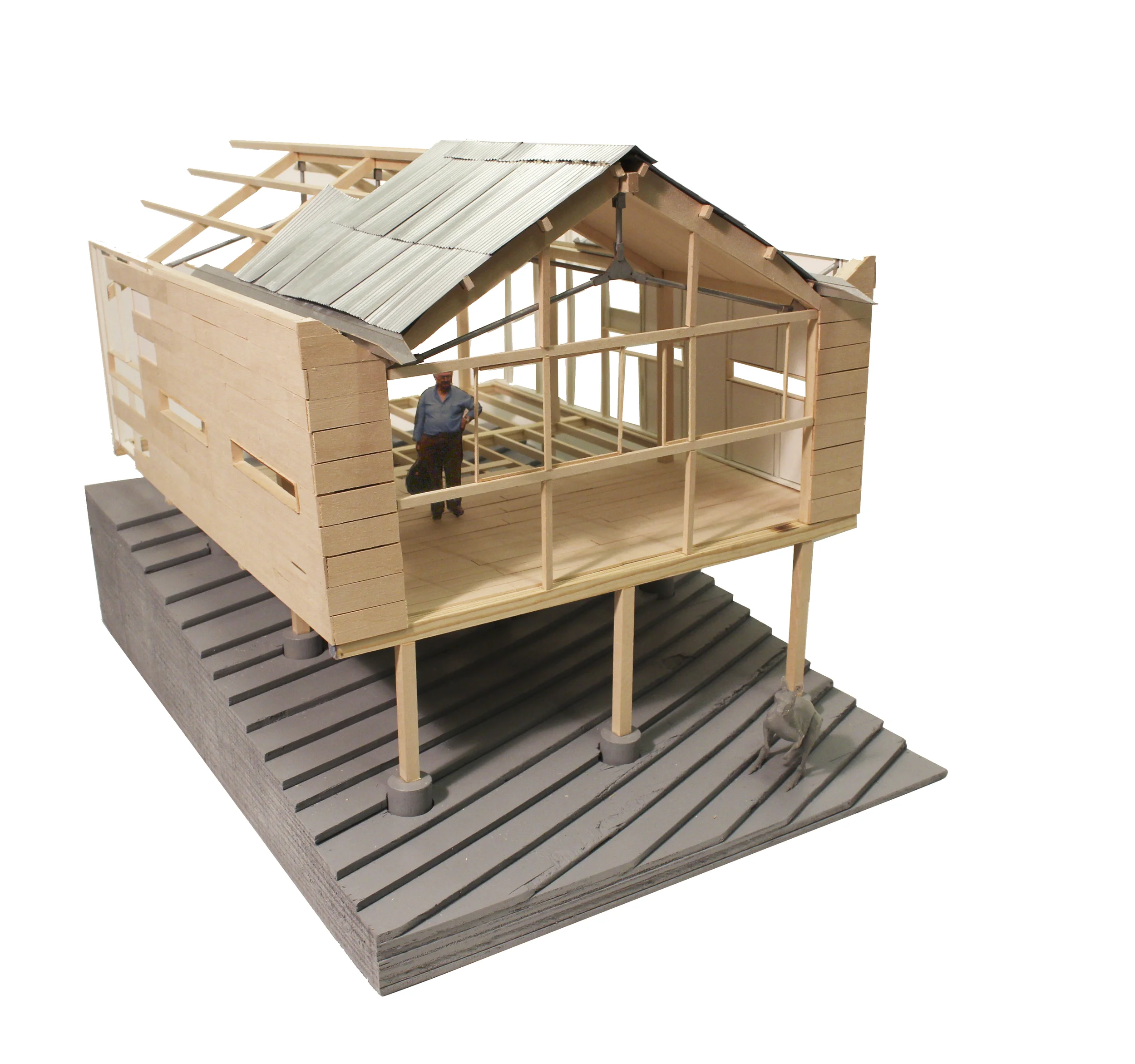 maria river education center-tectonic model