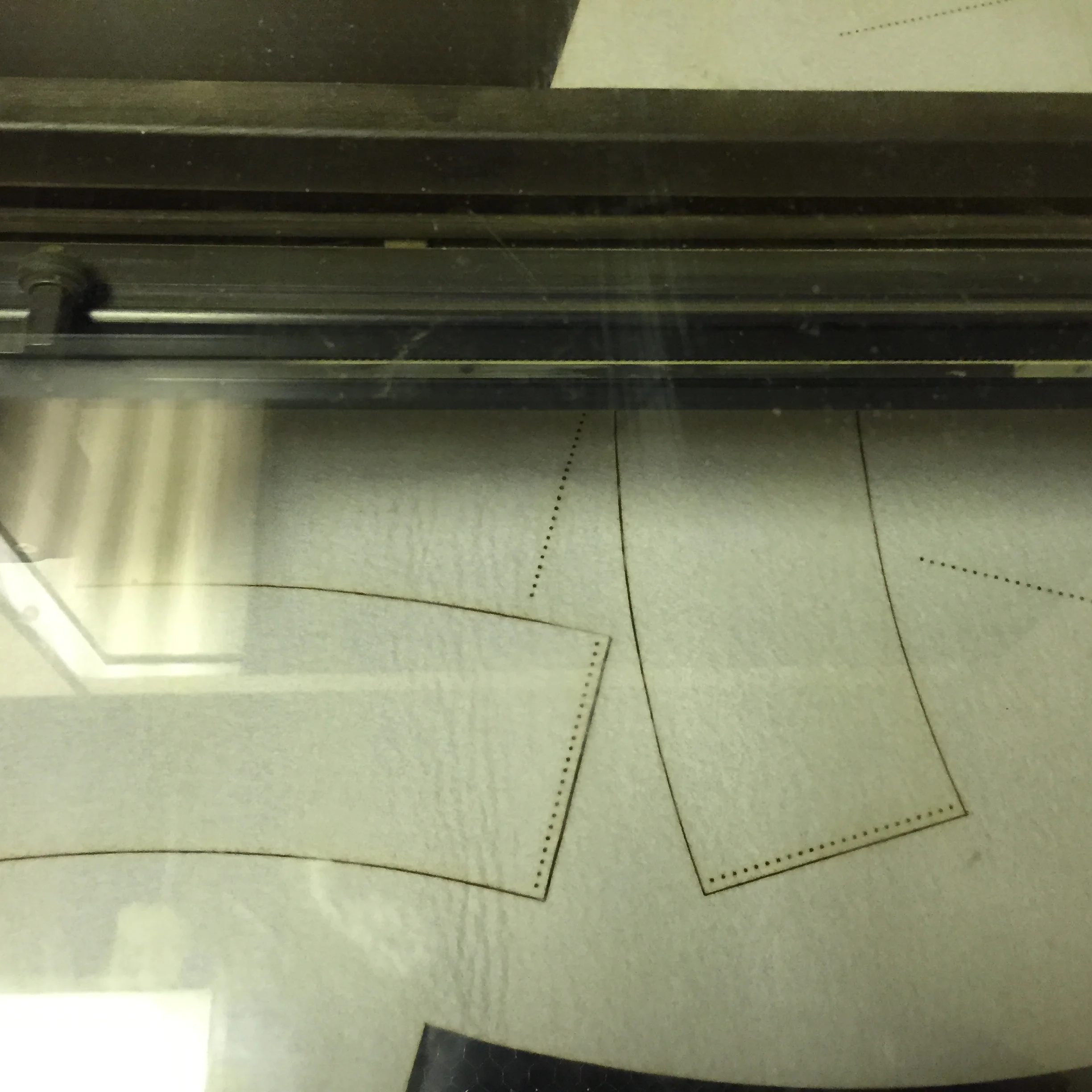 lasercut felt for sleeve